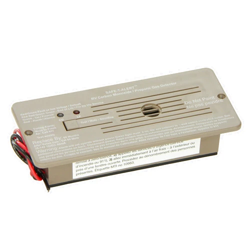 Safe T Alert Safe-T-Alert by MTI Industries 35-742-BR Dual LP/CO Alarm - 12V, 35 Series Flush Mount, Brown