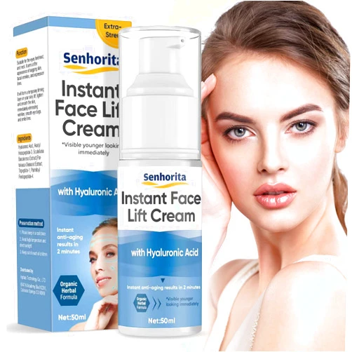 Rubvil Instant Face Lift Cream, Temporary Skin Tightening Cream with Hyaluronic Acid, Smooth Appearance & Hide Loose Sagging Skin