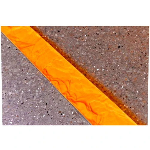 Walttools Step Insert for Pouring Textured Concrete Steps, Porches, Risers - 6 inch (Chiseled Slate) Walttools