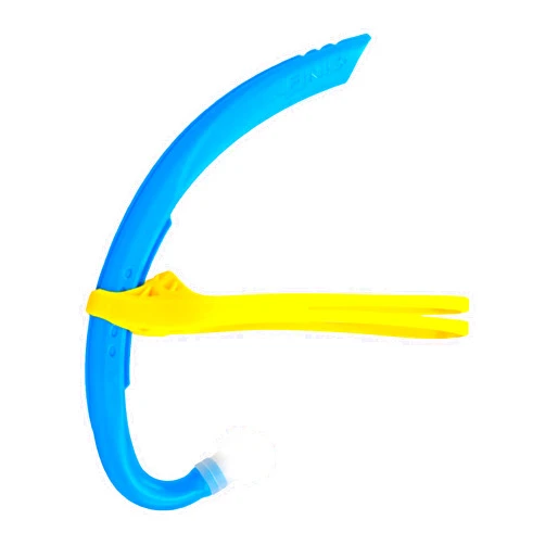 FINIS Stability Snorkel Jr - for Ages 6-10 - Swim Training Snorkel with Head Strap, Shorter Tube & Small Mouthpiece - for Swim Lessons, Swim School & Competition Training