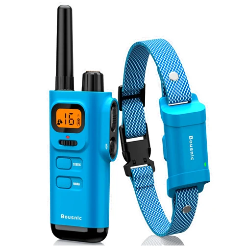 Bousnic Dog Shock Collar with Remote - [New Edition] 4000FT Dog Training Collar for Large Medium Small Dogs (8-120lbs) Waterproof E Collar with Beep, Vibration, Safe Shock