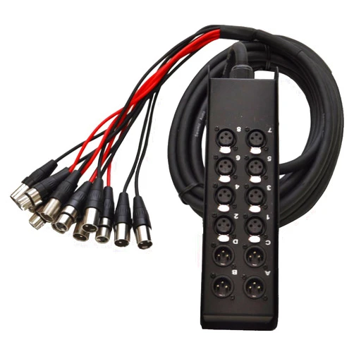 Seismic Audio SACB-8x4x25 8-Channel XLR Low Profile Circuit Board Snake Cable, 25-Feet