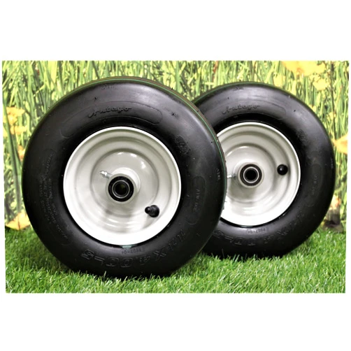 Antego Tire & Wheel (Set of 2) Gravely/Ariens Pneumatic 11x4.00-5 Light Gray Assys replaces 07100124 Fits ZT, ZT XL, ZT X, Zoom, Zoom XL