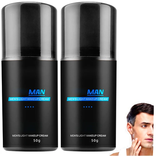 Dnyun Strong Concealer Mens Multi-effect Face Cream, Mens Plain Cream, Mens Makeup Cream, Mens Tone up Cream, Men's Makeup Cream for Moisturizing & Spots Covering, Moisturizing Hydrating (2pcs)