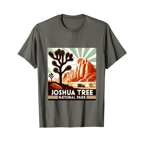Joshua Tree National Park Vintage California Joshua Tree National Park Vintage Hiking Camping Outdoor T-Shirt