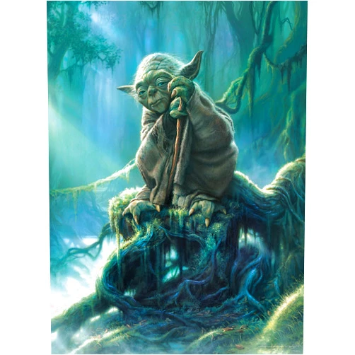 Buffalo Games Star Wars - Fine Art Collection - Yoda - 1000 Piece Jigsaw Puzzle