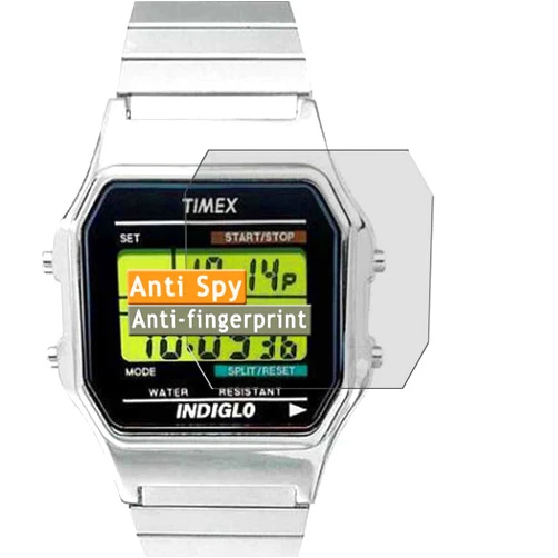 Compatible with Classic Digital TIMEX 80 T78587 T78677 TW2U84000 Vaxson Privacy Screen Protector, compatible with Classic Digital TIMEX 80 T78587 T78677 TW2U84000 Anti Spy Film Protectors Sticker [ Not Tempered Glass ]