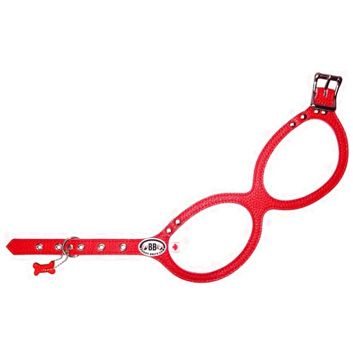 Buddy Belts Harness Pebble Grain Red - Premium Edition (5)
