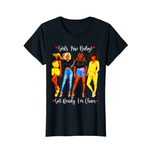Lush Girls Trip African American Girls Trip Black Girls Tracksuit Sassy T-Shirt