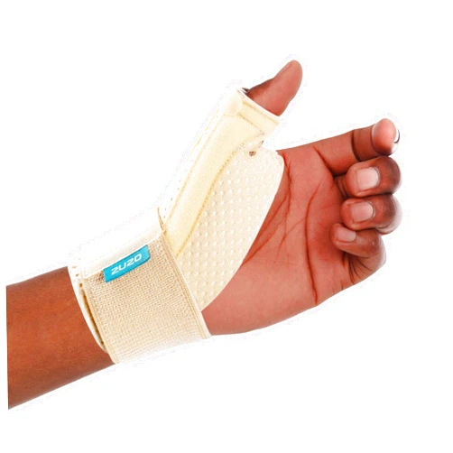 2U2O Compression Thumb Brace, Breathable Wrist Stabilizer - Lightweight Thumb Splint for BlackBerry Thumb, Sprains, Carpal Tunnel, Tendonitis, Arthritis Pain Relief- Support Wrap for Men/Women, S-M, Beige