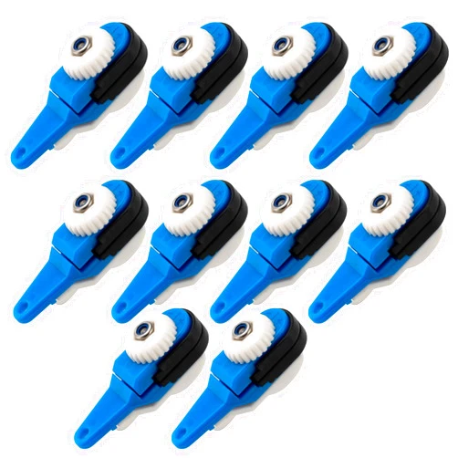SWTHM 10Pcs Heavy Tension Snap Release Clips, Fishing Tension Snap Release Clips, Adjustable Fishing Downrigger Release Clips Clamp for Planer Board Offshore Fishing Weight Kite Trolling