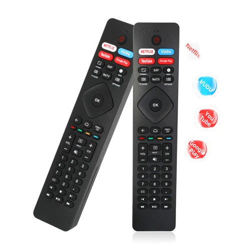 Dgavxa Universal NH800UP RF402A-V14 Remote Control for Philips Smart TV, Replacement for Philips TV Remote, for Philips 4K Smart Android TV, Replacement for Philips TVs in Sizes 32, 43, 50, 55, 65, 75 in