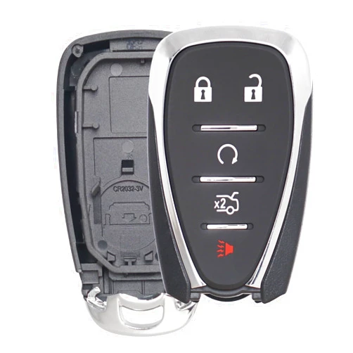 SUPALAND Key Fob Shell Case Replacement Fits for Chevy Malibu Cruze Camaro Chevrolet Traverse Blazer Equinox 2016-2022 Keyless Entry Remote Control 5 Button Pad Cover (HYQ4EA HYQ4AA)