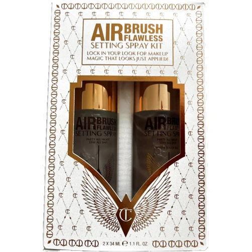 CHARLOTTE TILBURY Airbrush Flawless Setting Spray Kit Duo Set - 2 x 1.1 oz
