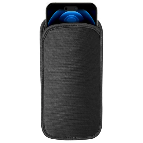 Wxnryvuc Neoprene Cell Phone Sleeve Phone Pouch 4.7-6.9 inch Carry Case Compatible for iPhone 15 14 Pro Max Galaxy S24 S23 Ultra S24+ S23 FE A55 A54 A15 A14 OnePlus/Nokia/HTC/Sony (Black)