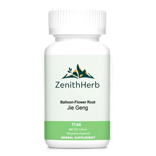 ZenithHerb Balloon-Flower Root, Jie Geng, Herbal Supplement, Granules, 100 Grams/Bottle