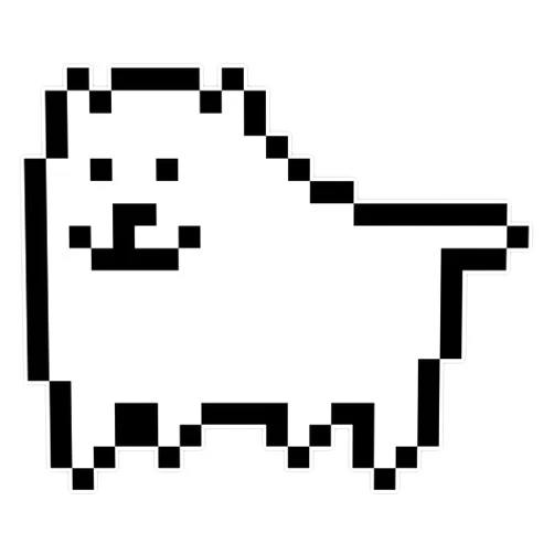 SMJ Designs Undertale - Annoying Dog Vinyl Waterproof Sticker Decal Car Laptop Wall Window Bumper Sticker 5