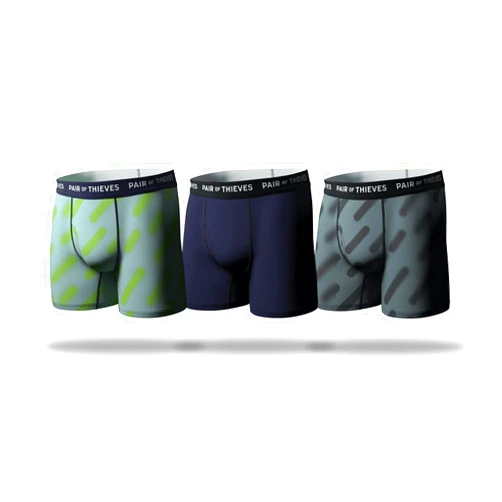 Pair of Thieves Super Soft Boxer Briefs for Men Pack, 3 Pack Underwear, AMZ Exclusive