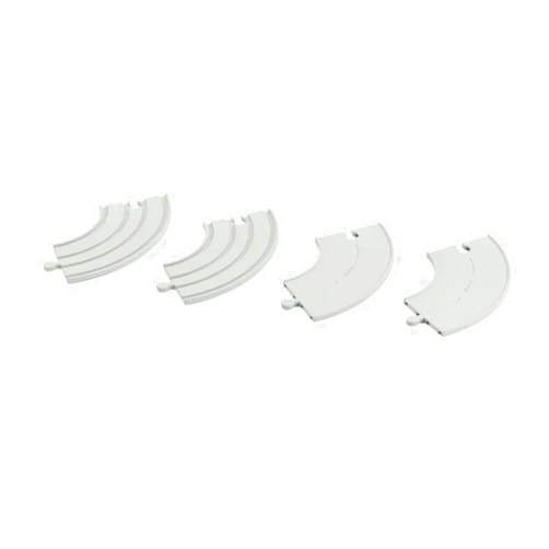 PlanToys Rubber Road & Rail Extension Tracks - Set B (6324)