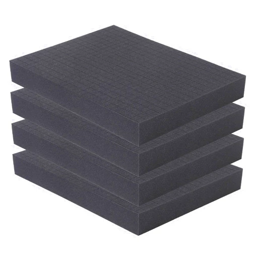 ANABIUP 4Pcs Pick and Pluck Foam, 16 x 12 x 2 IN Pick Apart Foam Insert for case, Pre Cutted Polyethylene Foam Sheet for Craft, Camera Storage Drawer, Tool Box Foam, Gun Case Foam