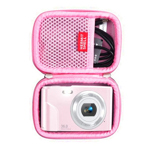 Hermitshell Hard Travel Case for CAMKORY/Lecran/Sevenat/AUTPIRLF/TADLIATIV/nezini/COZPUZHAT/Zostuic/toberto/Besungo/Aufoya/Vmotal/Lincom Tech 16X Digital Zoom Digital Camera (Pink)
