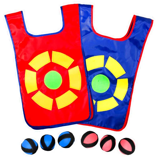 CC O PLAY Ultimate Dodgeball Game for Kids | 2-Player Toy Set 2 Vests, 6 Dodge Balls, & Drawstring Bag | Fun Dodge Tag Game for Indoor and Outside for Boys and Girls 6+ Years