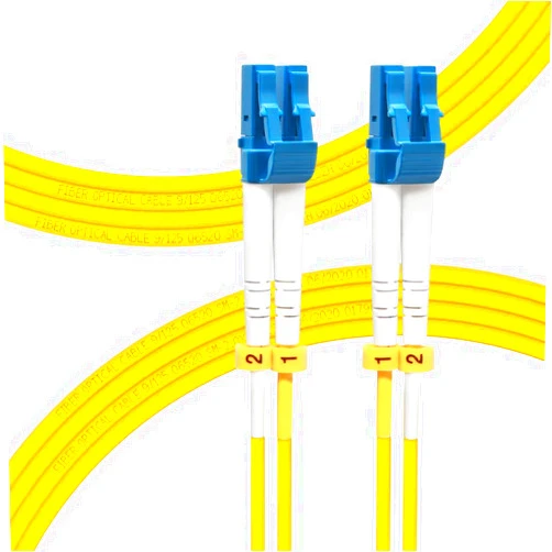 FLYPROFiber- 3M/10ft OS2 LC to LC Fiber Patch Cable, Length Options: 0.2m-300m, 1G/10GB Single Mode Duplex, 9/125um SMF Fiber Optic Cable Cord LSZH 3Meter(10ft)