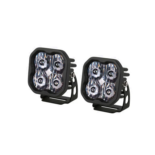 Diode Dynamics Stage Series 3in SAE/DOT White Pro LED Pod (Pair), SAE/DOT Driving with White Backlight,Multi,DD6873P