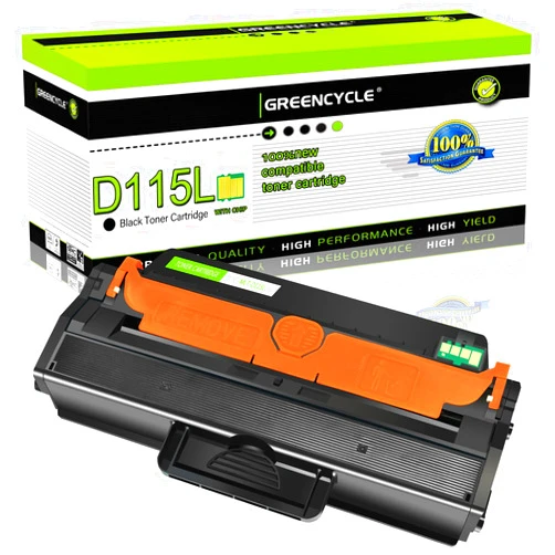 greencycle 1 Pack MLT-D115L D115L Black Toner Cartridge Replacement Compatible for Samsung SL-M2880FW SL-M2830DW SL-M2880XAC SL-M2870FW SL-M2830DW Xpress M2820 M2870 Laser Printer