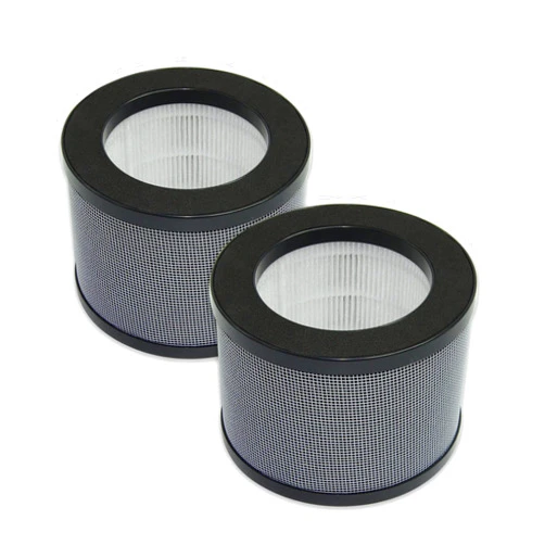 PUREBURG Replacement True HEPA Filters Compatible with isinlive vortex A5 Air Purifier,H13 3-Stage Filtration Activated carbon Air Clean Dust VOCs Odor,2-Pack