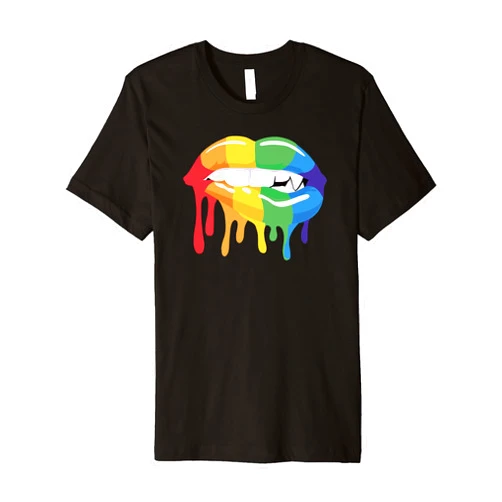 Köln Karneval Outfits für echte Kölner Rainbow Mouth Comic Art Graphic for Men Women Children Premium T-Shirt