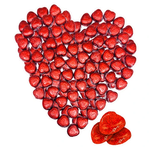 MASHBOX DOVE PROMISES Valentine's Heart Chocolate 2 Pounds (2 POUND, Dark Chocolate)