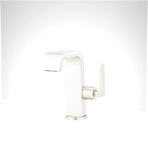 Signature Hardware 953914 Drea 1.2 GPM Single Hole Bathroom Faucet with Pop-Up Drain Assembly - Brushed Nickel