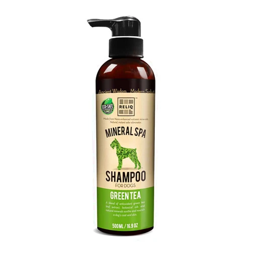 RELIQ Mineral SPA shampoo Green Tea for dog and cat