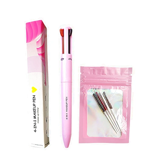 BeauFairy 4 in 1 Makeup Pen, with Refill, Eye Liner, Brow Liner, Lip Liner, Highlighter Pen, All in One Waterproof Long-Lasting Multi-function Beauty Pencil, Facial Easy Carry Cosmetic for Wedding