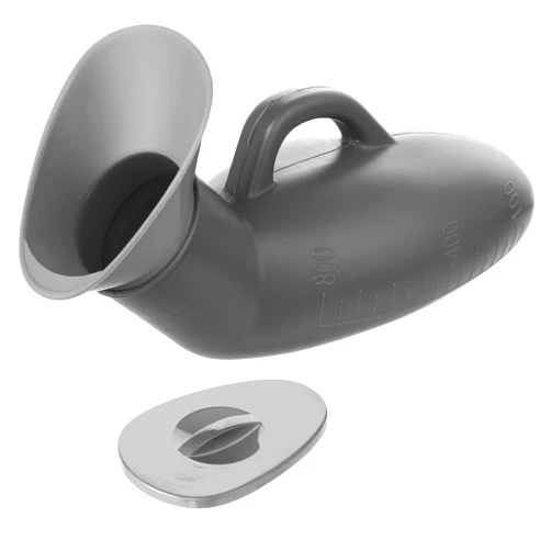 ILSSLI Urinal Bottle Urinals for Men 800ML Plastic Pee Bottle Portable Male Urinals with Spill Proof Lid for Travel Emergency and Hospital