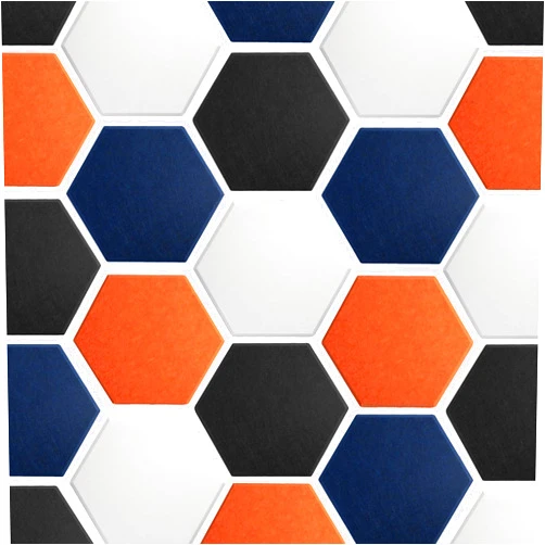 Mollywell Get 32 Pcs, Mollywell 8 Pcs Orange, 8 Pcs Deep Blue, 8 Pcs White, 8 Pcs Moon Gray Acoustic Panels