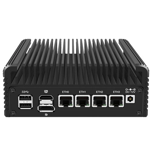 CWWK PC CWWK Mini PC Intel N Series 4-core N100 Fanless Mini Host Soft Route. (Barebone)