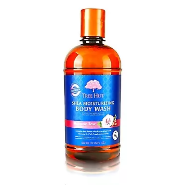 Tree Hut Shea Moisturizing Body Wash Moroccan Rose, 17oz, Ultra Hydrating Body Wash for Nourishing Essential Body Care