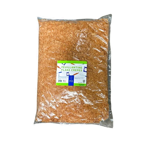 Pastry Star Paillete Feuilletine Crumbs, Halal, Golden Caramel Biscuit Crumbles for Pastries, Desserts, and Bonbons, 2 Packs of 5.5 lb Each