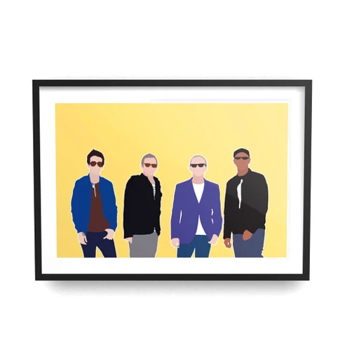 Handmade Ocean Colour Scene INSPIRED Print/Poster