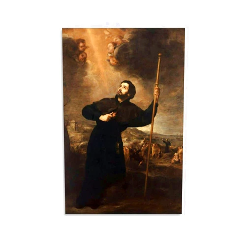 MAcita Bartolome Esteban Murillo St. Francis Xavier Artwork Poster Poster Cool Artworks Painting Wall Art Canvas Prints Hanging Picture Home Decor Posters Gift Idea 24x36inch(60x90cm)