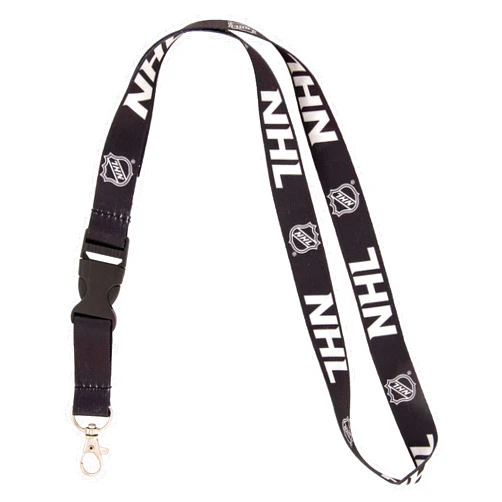 Desert Cactus NHL Shield Logo Lanyard National Hockey League Car Keys ID Badge Holder Keychain Detachable Breakaway Snap Buckle (Lanyard NHL Shield)
