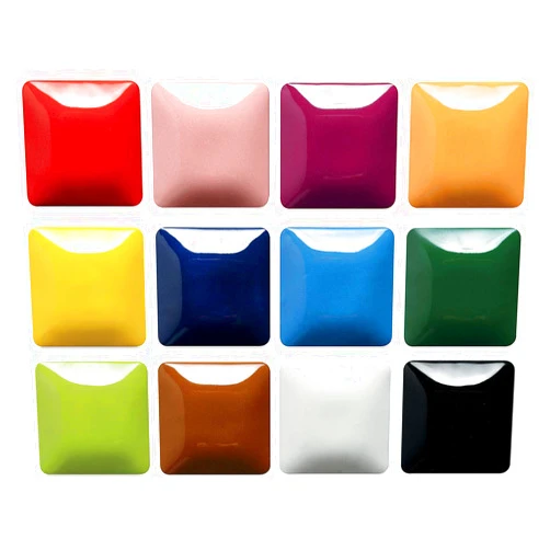 Mayco Stroke & Coat Wonderglaze Glaze Set A, Assorted Colors, Set of 12