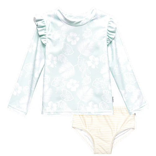 Gerber Baby Girls' Rashguard Set