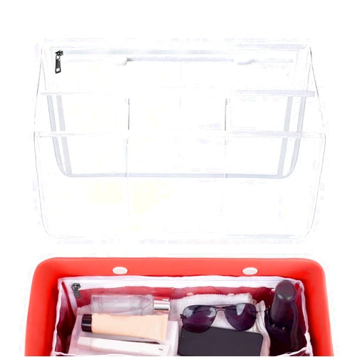 RYAOLFLY Clear Beach Bag Organizer for Bogg Bag Accessories, Insert Inner Bags Compatible with Bogg Bag, Large Storage Divider for Tote Bag, Organize Your Bag and Divide Space.