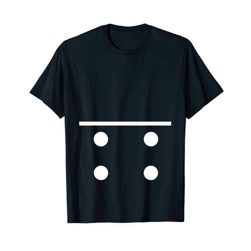 Lustiges Domino Kostüm Steine Party Verkleidung Domino Stone | 4 Groups Costume Token Carnival T-Shirt