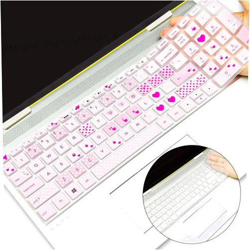 YongMai 2Pcs Silicone Keyboard Cover Skins for 17.3