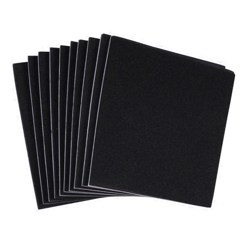 Lystaii 10 PCS Foam Padding Sheets with Adhesive Backing Neoprene Foam Sheet Self Stick Wide - Closed Cell Foam Sheet Square Pad for Craft Furniture