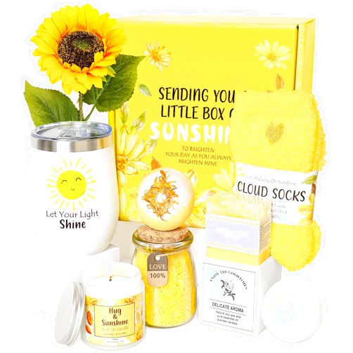 Suhctuptx Birthday Gifts for Women, Unique Relaxing Spa Gift Baskets for Women Self Care Gifts Get Well Soon Gifts Christmas Gifts for Best Friends Bestie Sister Mom Her Female